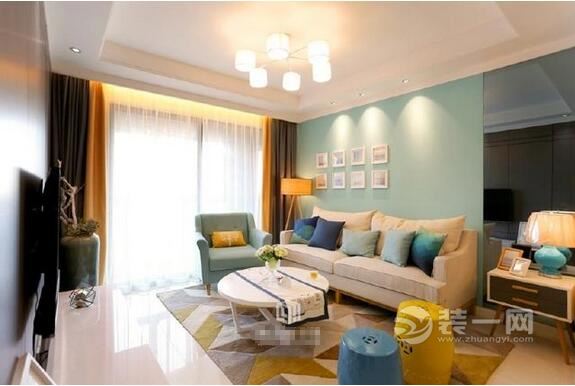 85平米两居室简约风格装修 米色空间温馨迷人