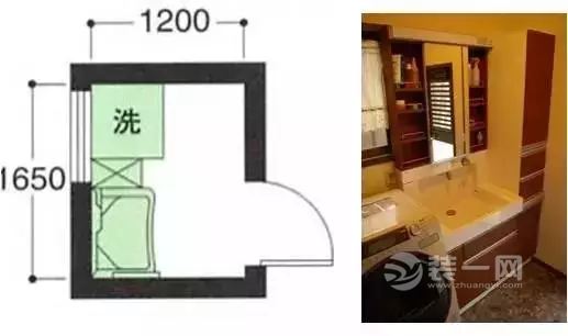 四式分離的衛生間設計,幾種標準的尺寸和佈局方式